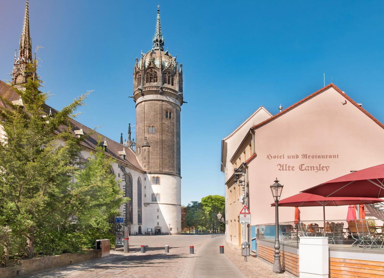 Hotel Alte Canzley Wittenberg Bagian luar foto