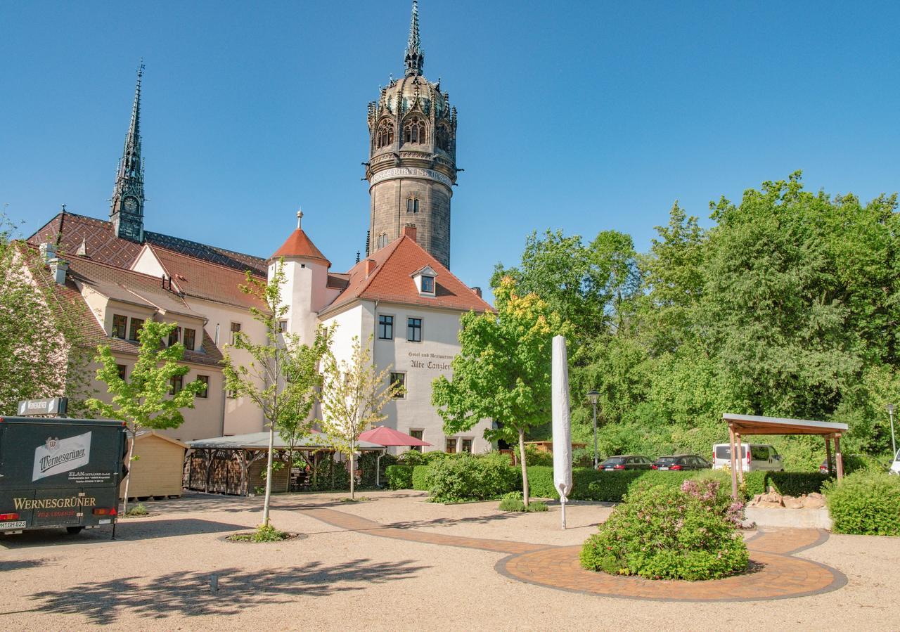 Hotel Alte Canzley Wittenberg Bagian luar foto